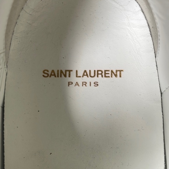 Brand New - Saint Laurent - Court Classic Low Top Sneakers - Picture 4 of 12